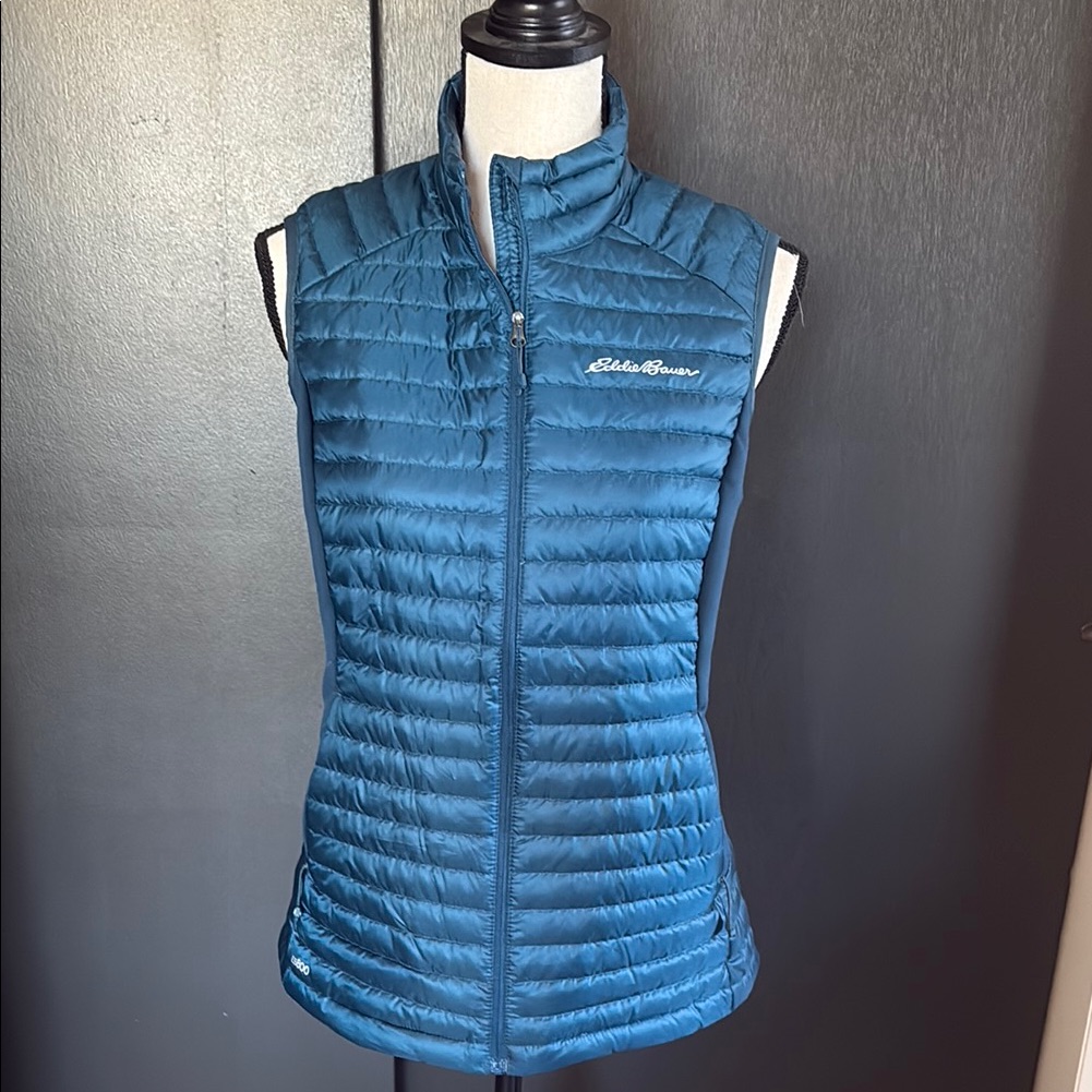 Eddie Bauer Women's Blue Quilted Vest